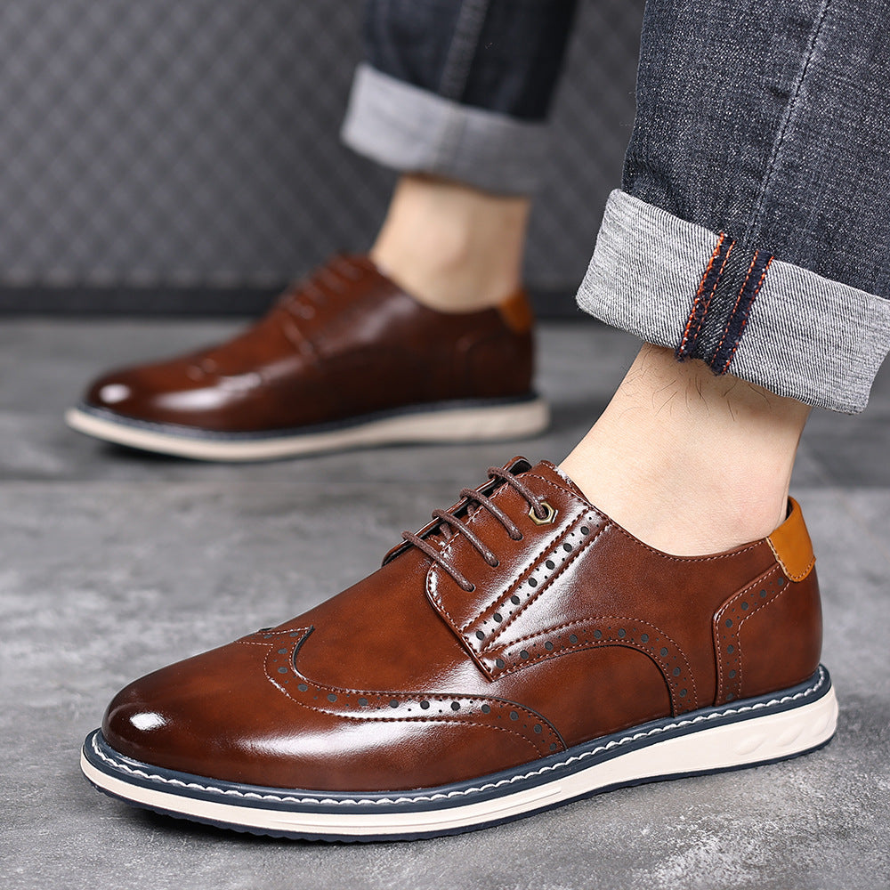 British Mens Business-Casual Leather Shoes