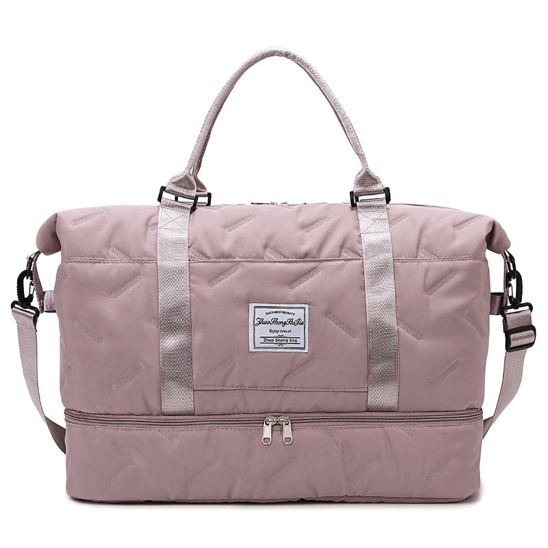 High-capacity Fitness Bag With A Dry-wet Separation Design