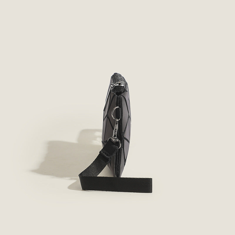 Stylish Irregular Patchwork Geometric Pattern Clutch