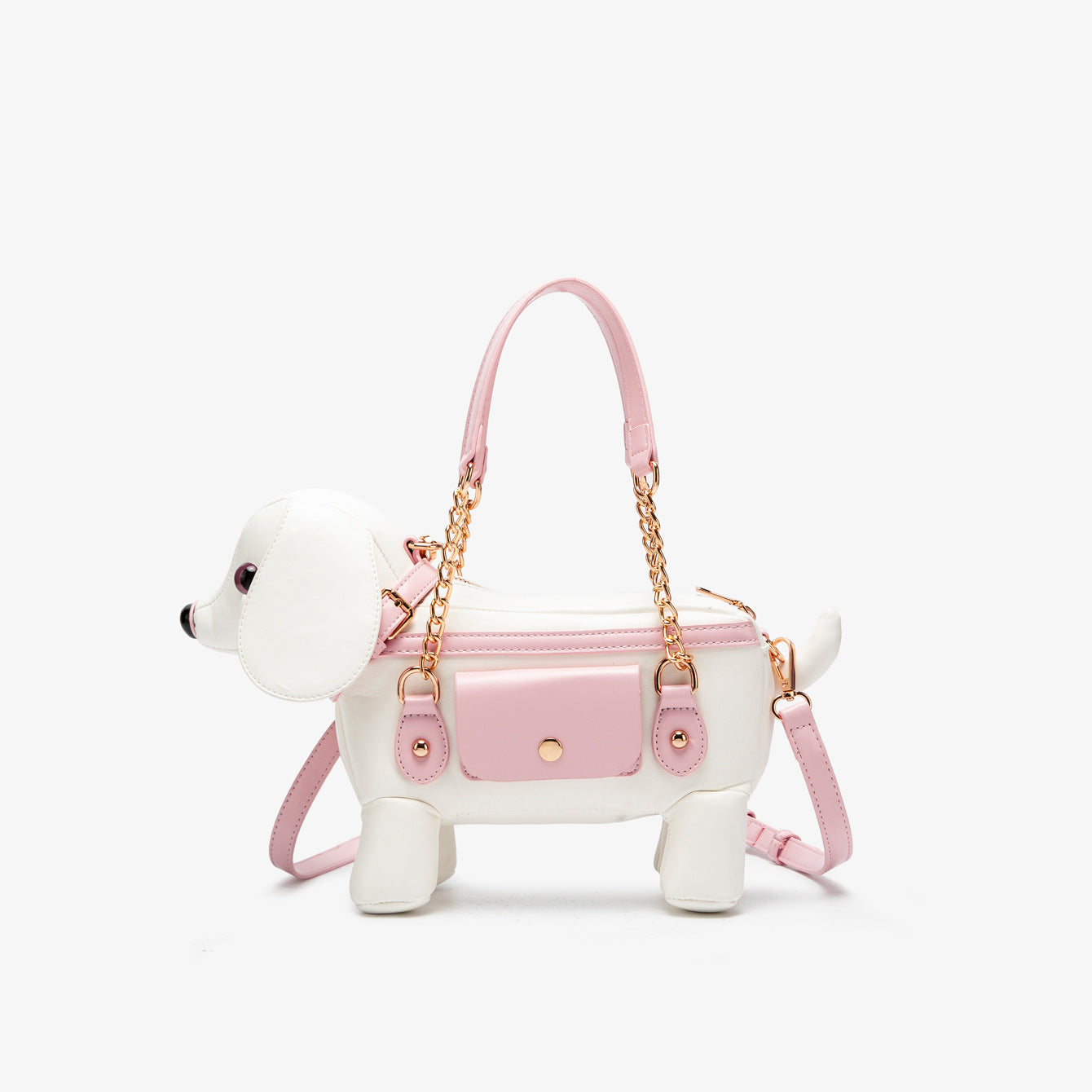 Cute Teddy Dog Shaped Crossbody Bag