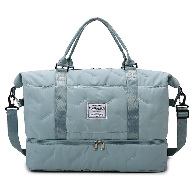 High-capacity Fitness Bag With A Dry-wet Separation Design