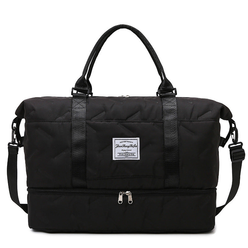 High-capacity Fitness Bag With A Dry-wet Separation Design