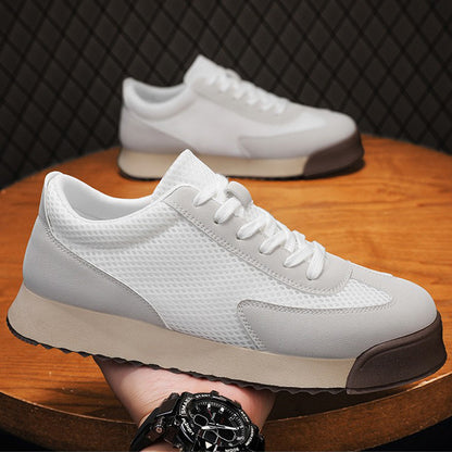 Mens Retro Running Shoes With Thick Sole For Height Increase