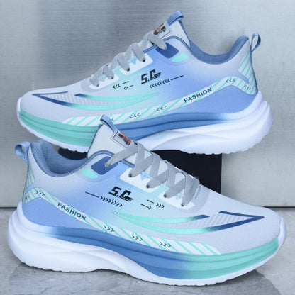 Mens Soft-soled Leather Waterproof Casual Athletic Shoes